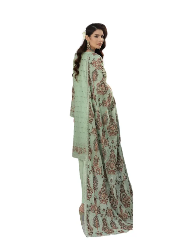 Velvet Royal Embroidered Salwar Kameez - Image 4